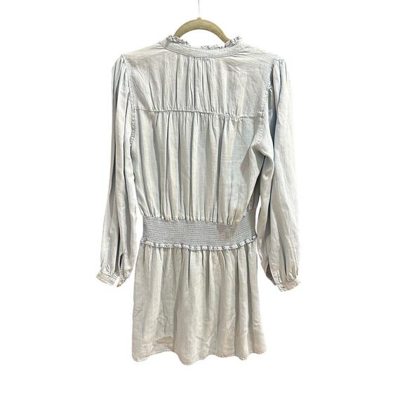 NWT $220 Rails Chambray Lightweight Smocked Mini Dress, Sz M (8-10) (LL-1129) - Picture 6 of 12
